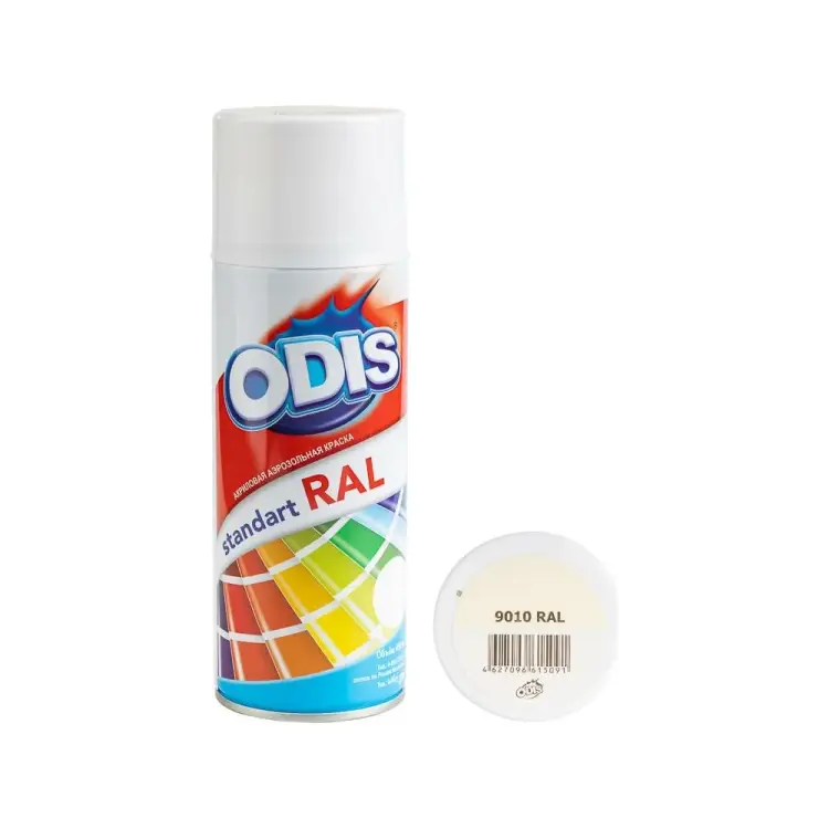 Краска-спрей ODIS standart 9010ral Краска-спрей ODIS standart 9010ral