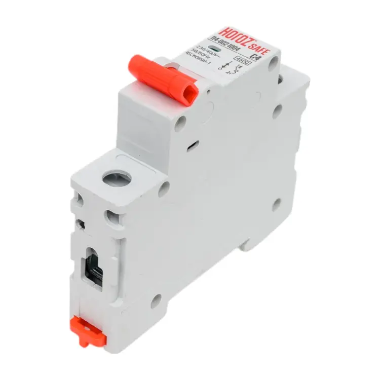 Миниатюрный автоматический выключатель HOROZ ELECTRIC SAFE (MCB 1P C4) 1P 4A C 4.5kA 230V 114-002-1004 HRZ00002634