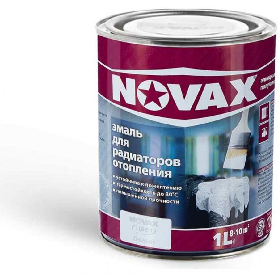 Алкидная эмаль для радиаторов отопления Goodhim NOVAX