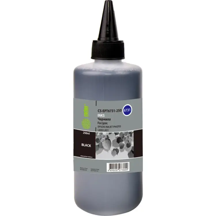 Чернила для epson l100/l110/l120/l132/l200/l210/l222/l30 Cactus 359116