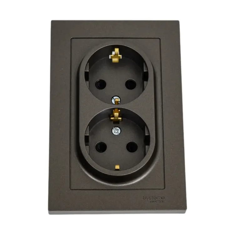 Двойная розетка Systeme Electric AtlasDesign ATN000626