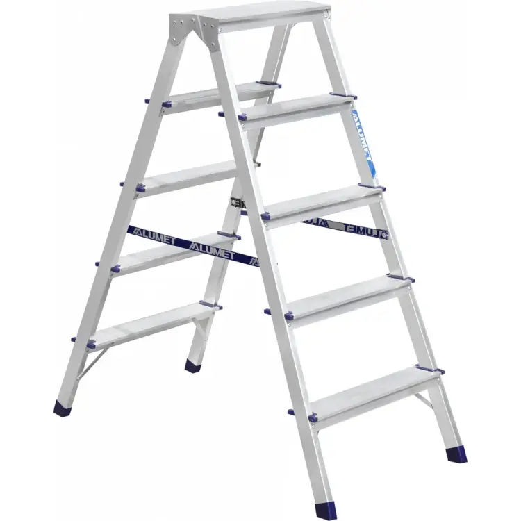 Двухсторонняя стремянка Алюмет A7205 Двухсторонняя стремянка Алюмет A7205