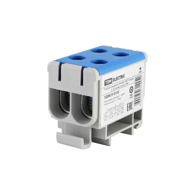 Силовая клемма вводная TDM ELECTRIC КВС SQ0833-0102