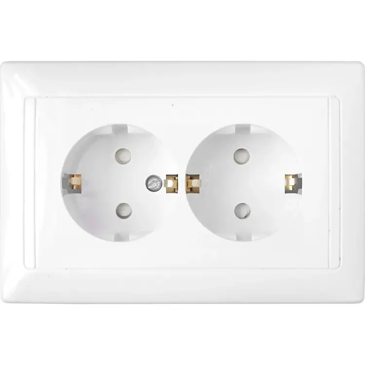 Двухместная розетка BYLECTRICA СТИЛЬ РС16-351