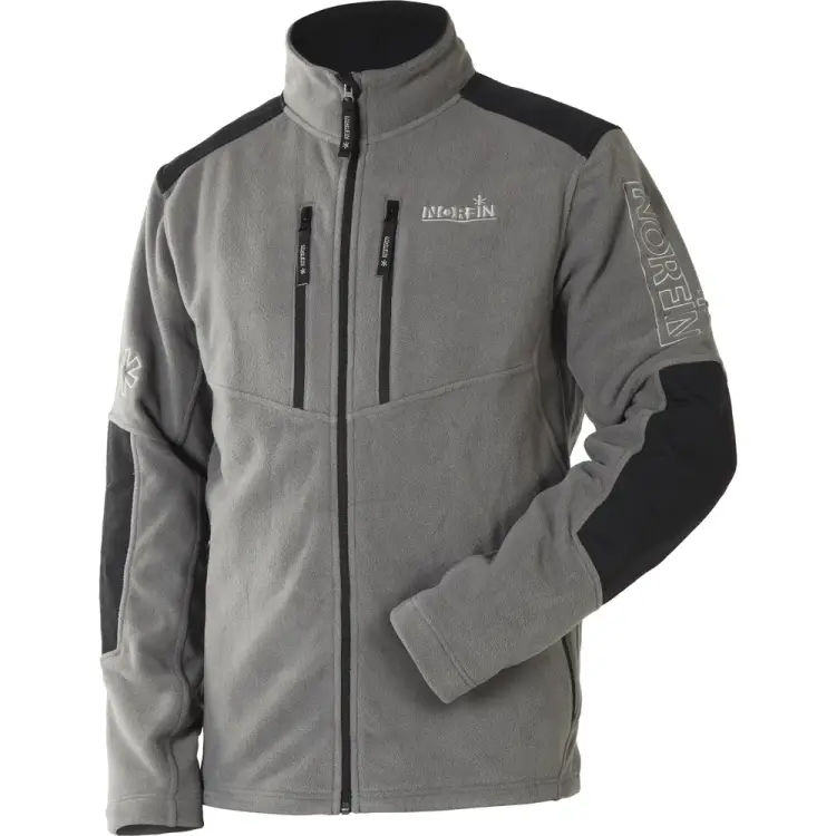 Флисовый толстовка Norfin GLACIER GRAY 04 477104-XL