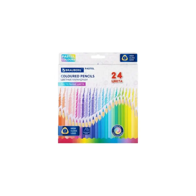 Цветные карандаши BRAUBERG 181851