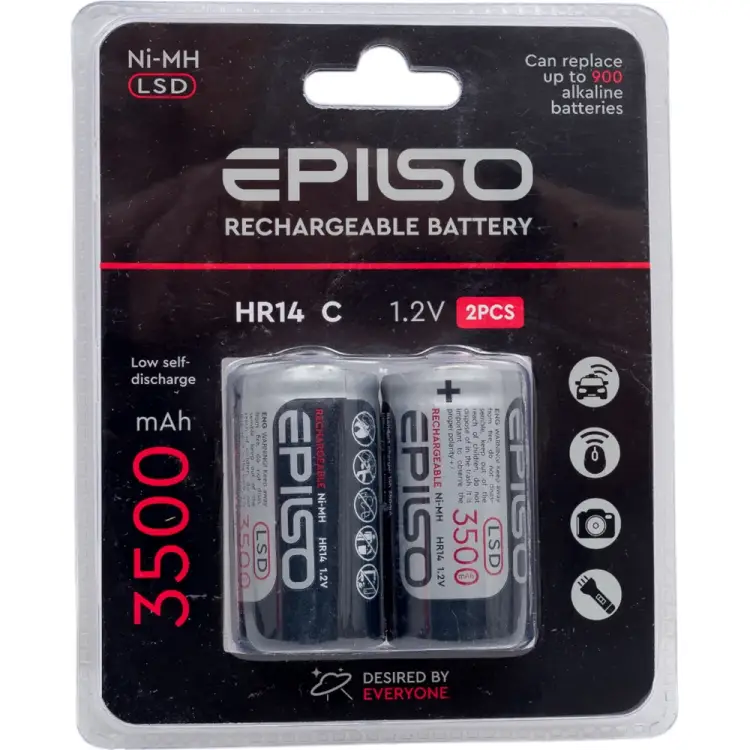 Никель-металл-гидридный аккумулятор Epilso hr14/c EPB-HR14-3.5-LSD