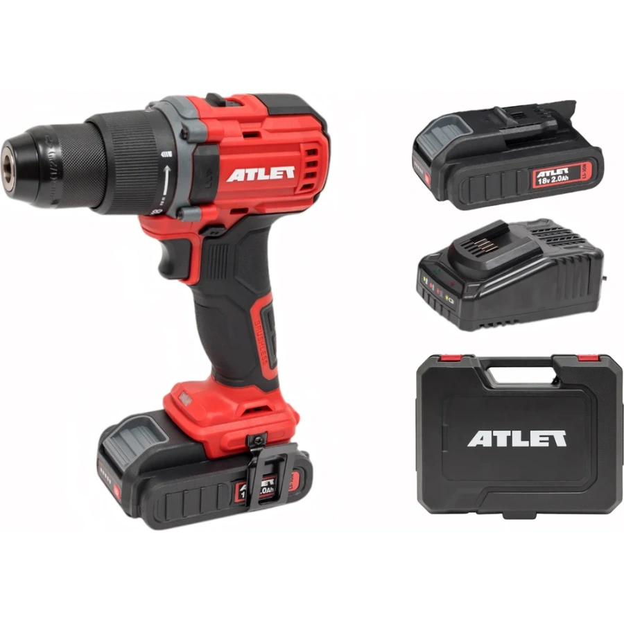 Аккумуляторная дрель шуруповерт ATLET CDT218BD5