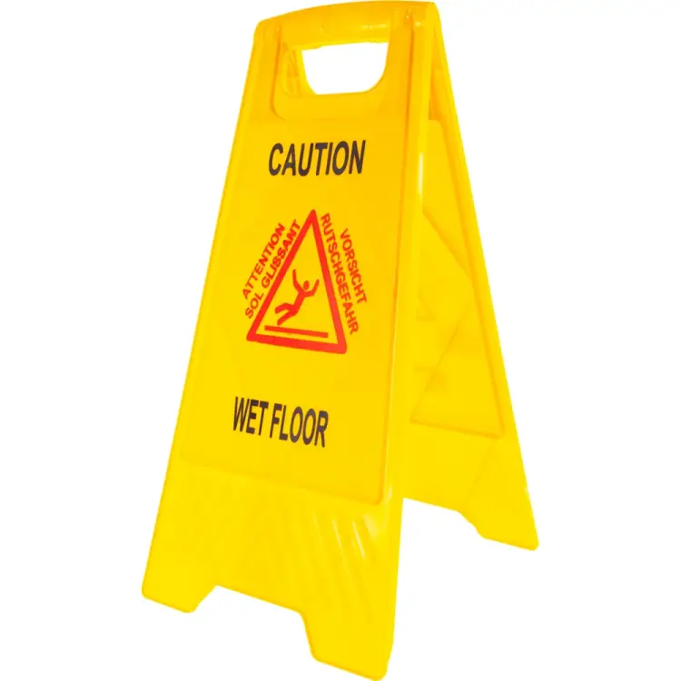 Табличка Uctem-Plas Осторожно Мокрый пол KZ100