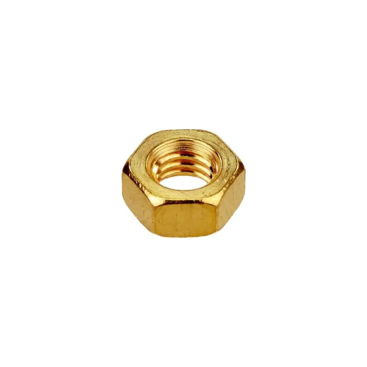 Латунированная гайка ЦКИ М8 DIN934 50 шт. 63946