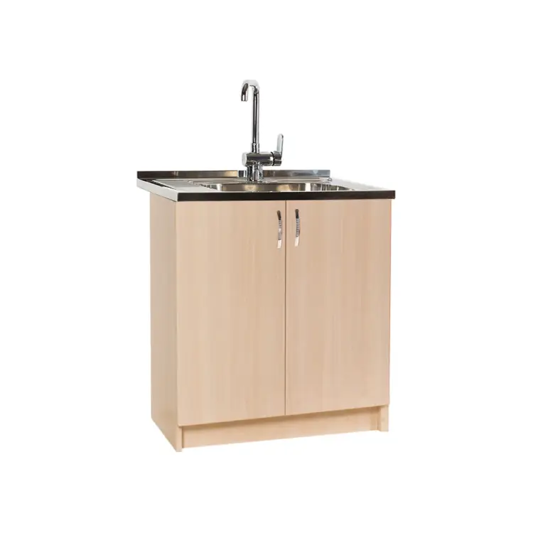 Тумба SANTREK 80*50 цвет дуб млечный (2 дверцы) (ЛДСП) 52976