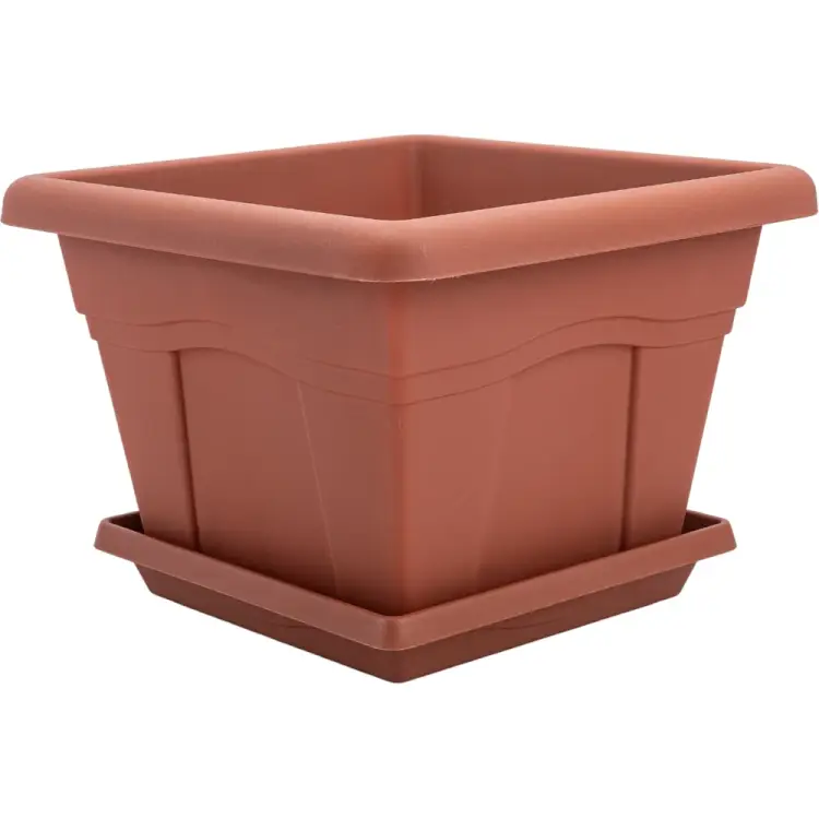 Горшок с поддоном Martika Квадро С164Т