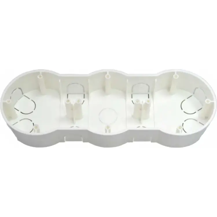 Коробка для трехместной рамочно-узловой сборки для бетона и кирпича BYLECTRICA К-221