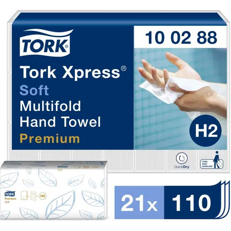 Листовые полотенца TORK Xpress 100288 Листовые полотенца TORK Xpress 100288