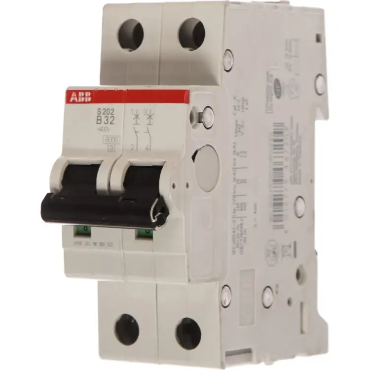 Двухполюсный автоматический выключатель ABB S202 2CDS252001R0325