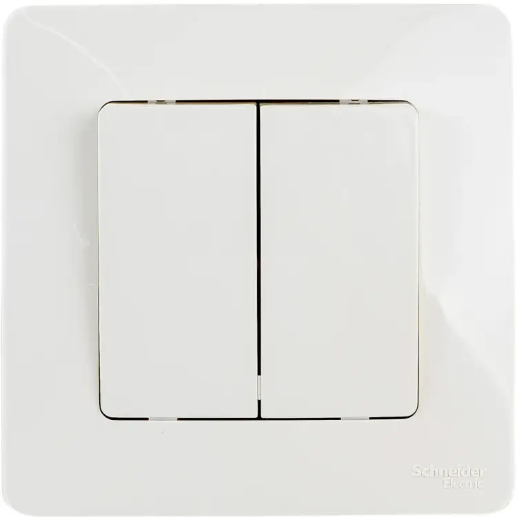Двухклавишный выключатель Systeme Electric Blanca BLNVS010507