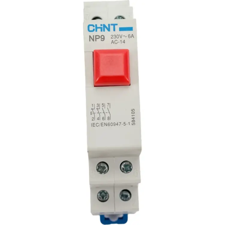 Модульная кнопка CHINT NP9-22/2 584105