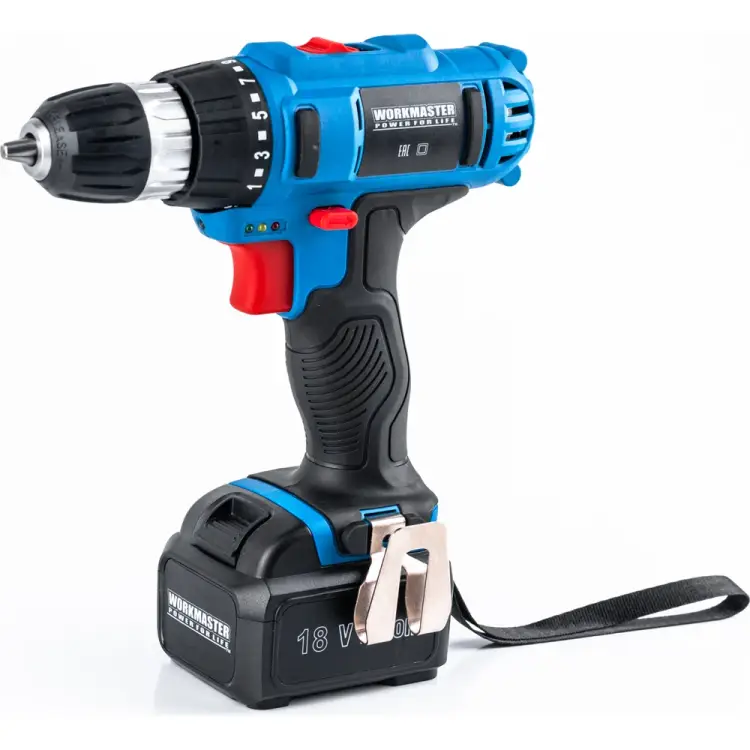 Аккумуляторная дрель-шуруповерт WorkMaster АШ-18ЛА Аккумуляторная дрель-шуруповерт WorkMaster АШ-18ЛА