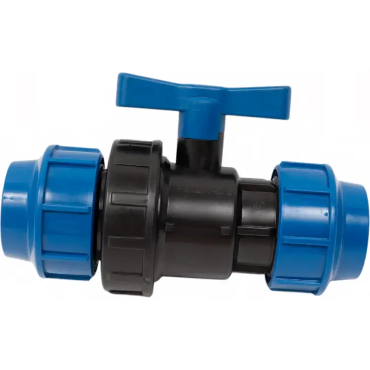 Компрессионный кран для ПЭ труб LAMMIN Lm34101040040