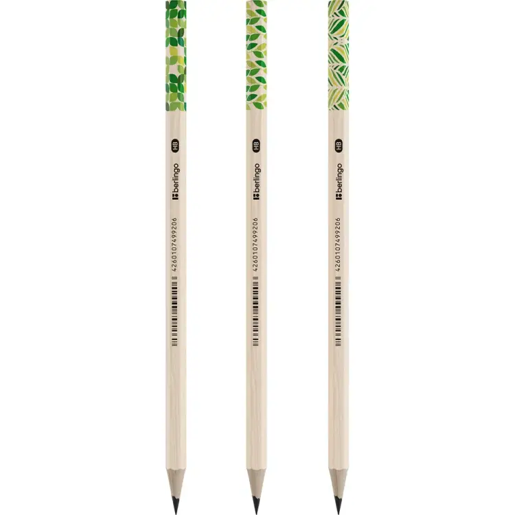 Чернографитный карандаш Berlingo Green Series BP00860