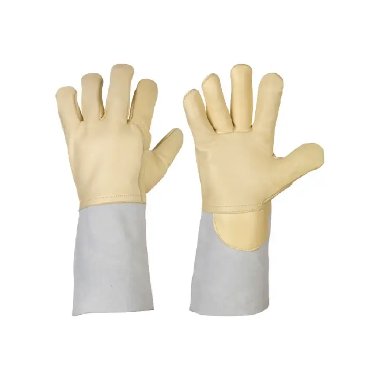 Спилковые пятипалые краги STRONG HAND WELDERSTAR 0272-11