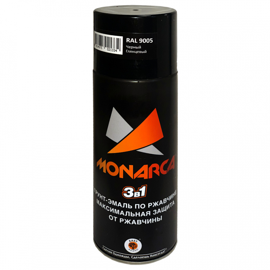 Аэрозольная грунт-эмаль по ржавчине MONARCA 89005
