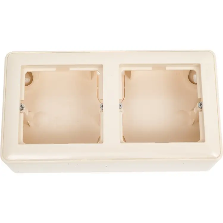 Подъемная двухместная коробка для наружного монтажа Systeme Electric W59 KP-252-28