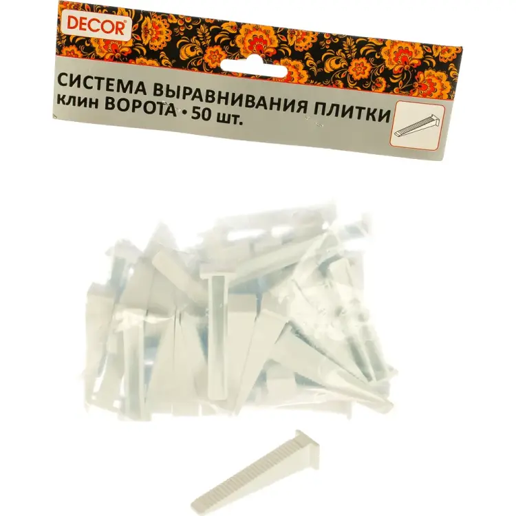 Клин-ворота для системы выравнивания плитки DECOR 559-2050 Клин-ворота для системы выравнивания плитки DECOR 559-2050