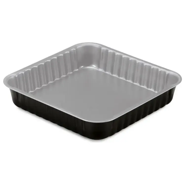 Квадратная рифленая форма для выпечки GUARDINI Silver Elegance 74524SEGNAM
