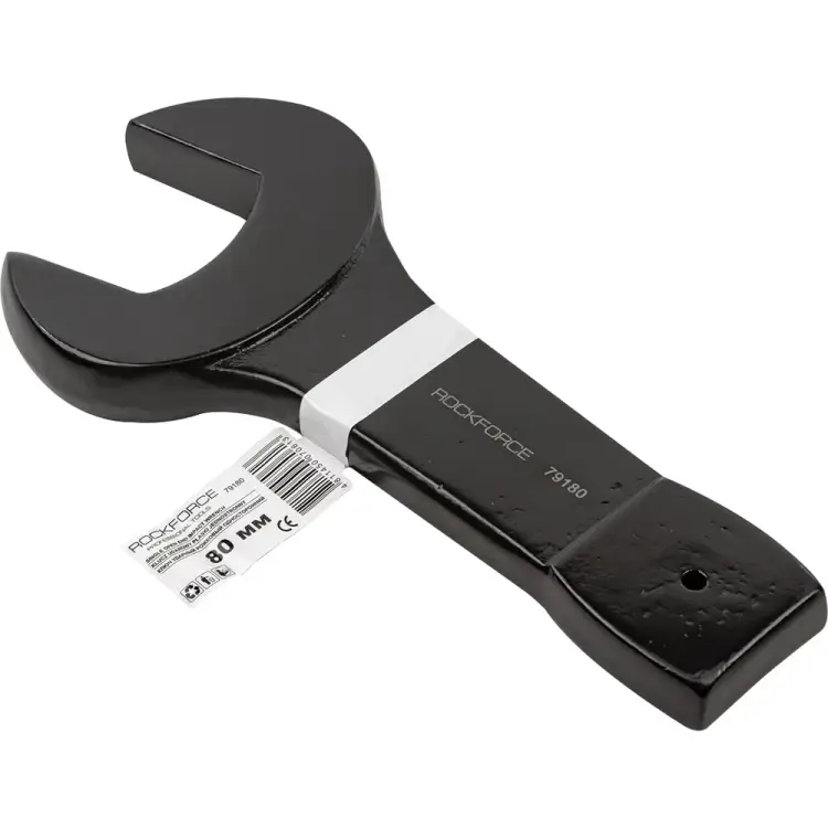 Ударный односторонний рожковый ключ Rockforce RF-79180(17494)