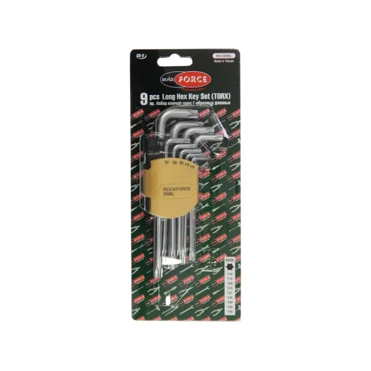 Набор ключей torx Rockforce RF-5098L(5730) Набор ключей torx Rockforce RF-5098L(5730)