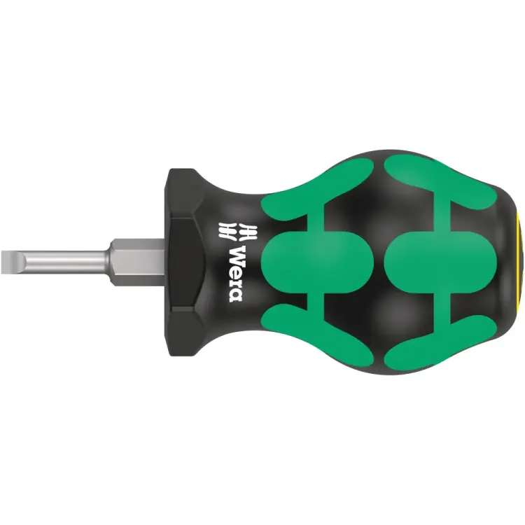 Короткая шлицевая отвёртка для карбюраторов WERA 335 Stubby SL WE-008841 Короткая шлицевая отвёртка для карбюраторов WERA 335 Stubby SL WE-008841