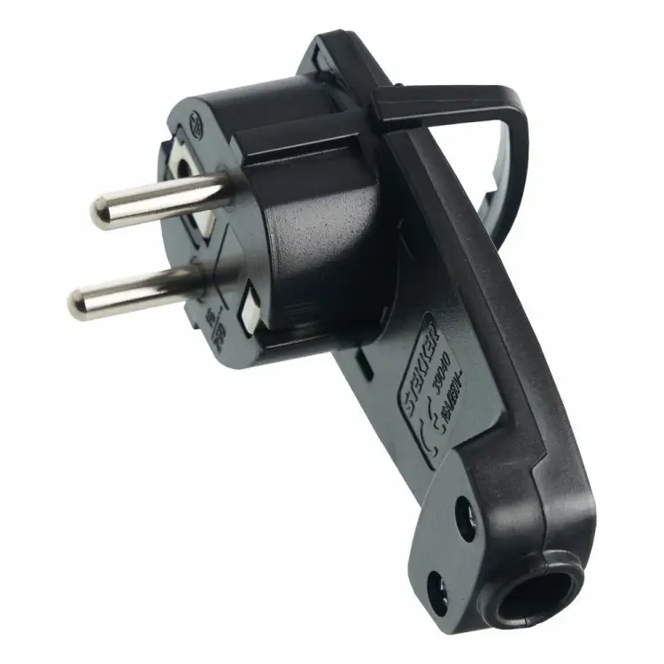 Плоская угловая вилка STEKKER PPG16-45-202 39040