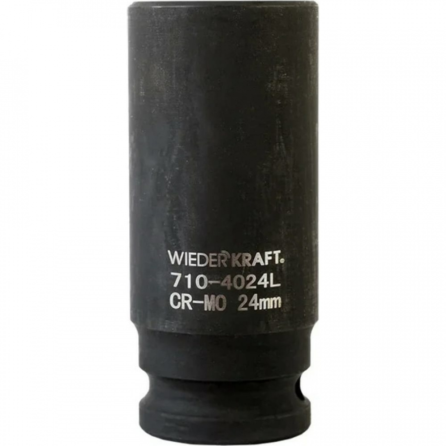 Ударная глубокая шестигранная торцевая головка WIEDERKRAFT WDK-710-4024L