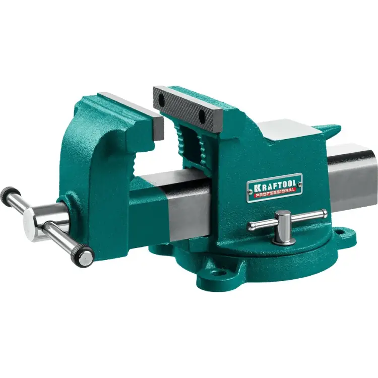 Стальные слесарные тиски KRAFTOOL Steel 32701-100 Стальные слесарные тиски KRAFTOOL Steel 32701-100