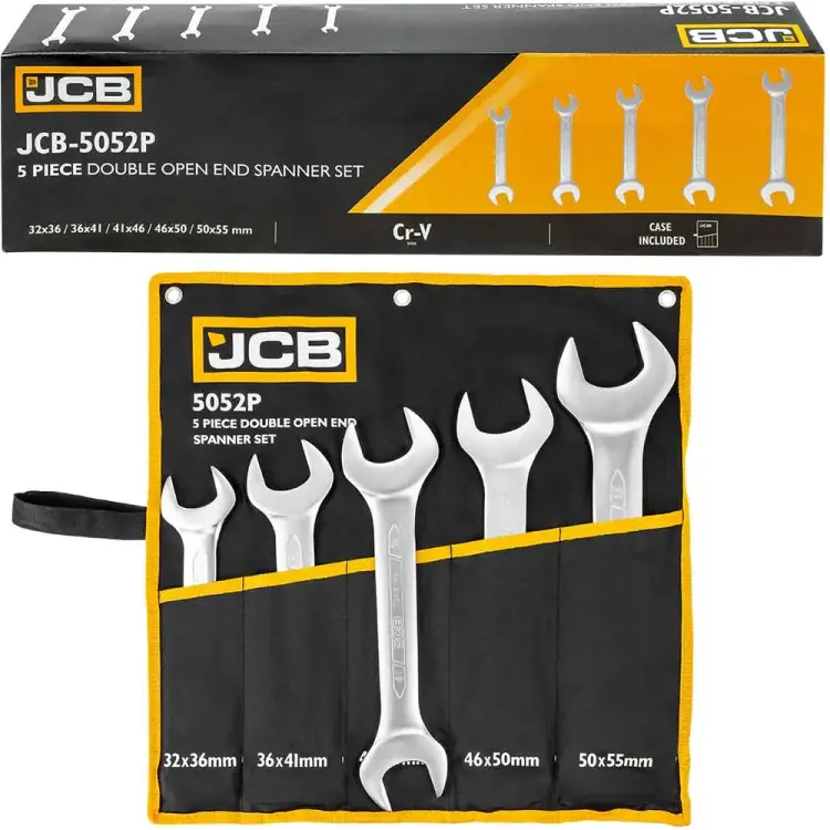 Набор ключей рожковых JCB JCB-5052P(61291) Набор ключей рожковых JCB JCB-5052P(61291)