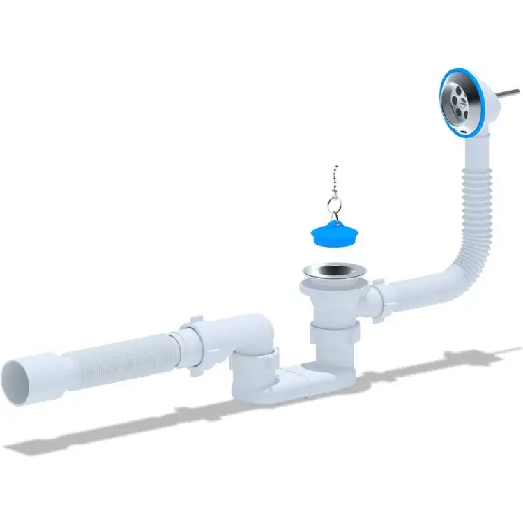 Плоский слив-перелив для ванны АНИ Пласт Е055 025-0248