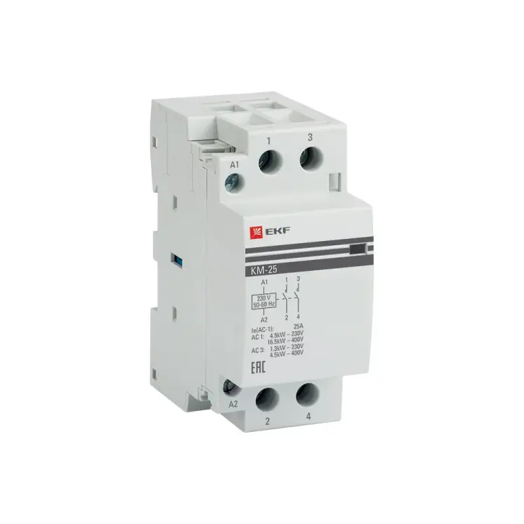Модульный контактор EKF КМ km-2-25-20