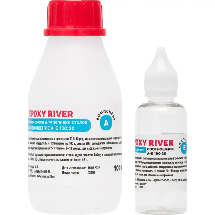Прозрачная смола для заливки Poly max Epoxy River ER0.130