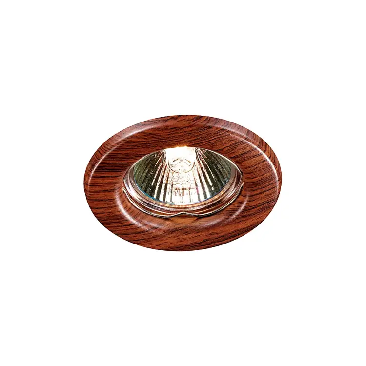Встраиваемый неповоротный светильник Novotech WOOD 369714