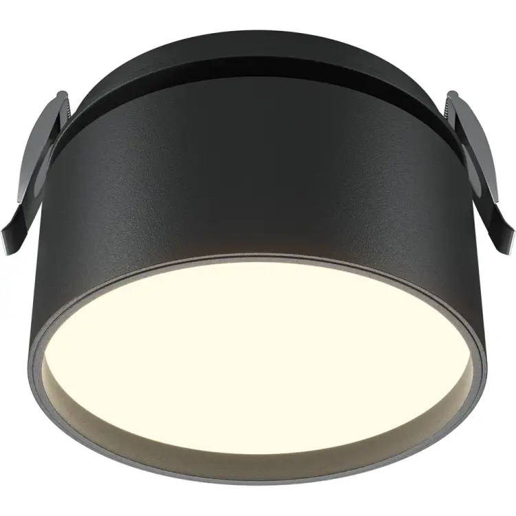 Встраиваемый светильник MAYTONI Onda LED 12W Алюминий Черный DL024-12W-DTW-B