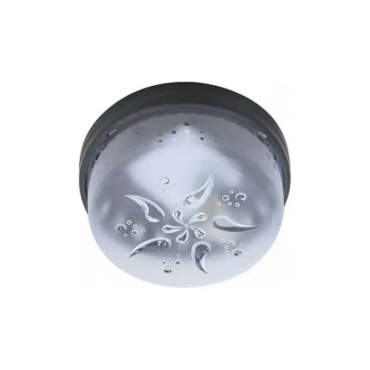 Светильник HOROZ ELECTRIC ГЛОП Роза Ветров Пластиковая Арматура (дымчатый) 400-211-100 HRZ00001393