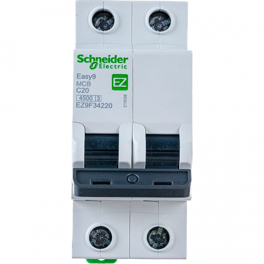 Модульный автомат Schneider Electric EASY 9 2п C 20А 4.5кА