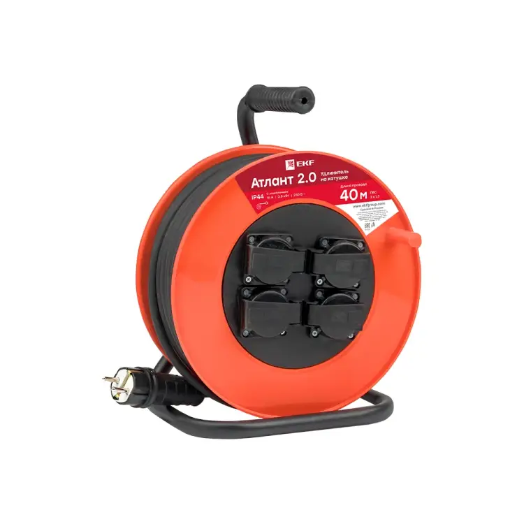 Удлинитель EKF Атлант 2.0 PROxima UKA02-16-315-4-40-IP44 Удлинитель EKF Атлант 2.0 PROxima UKA02-16-315-4-40-IP44