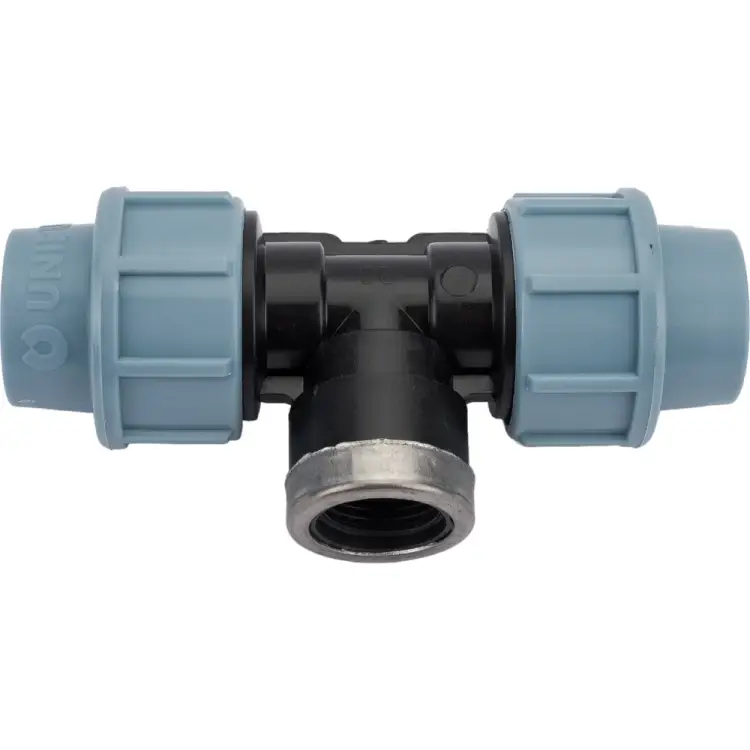 Тройник UNIPUMP с внутренней резьбой 20 мм, 1/2" 65626