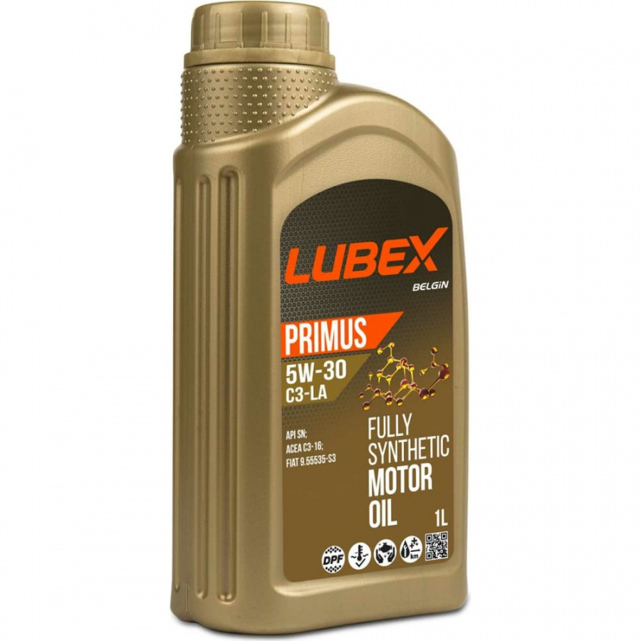Синтетическое моторное масло Lubex PRIMUS C3-LA 5W-30, SN, C3