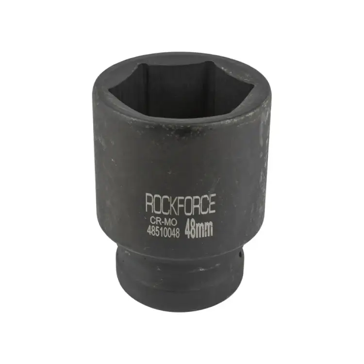 Ударная шестигранная удлиненная головка торцевая Rockforce RF-48510048 Ударная шестигранная удлиненная головка торцевая Rockforce RF-48510048