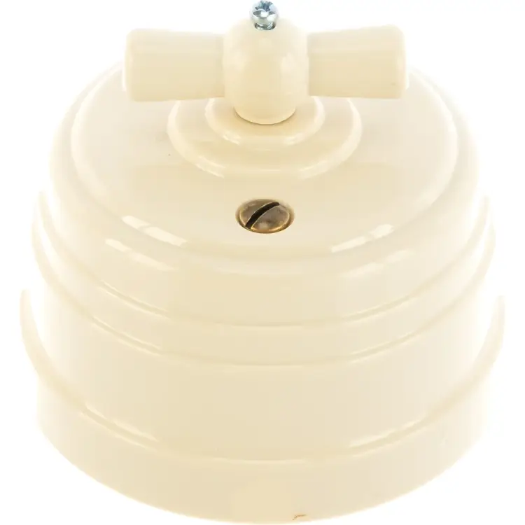 Пластиковый поворотный выключатель Мезонинъ GE30401-02