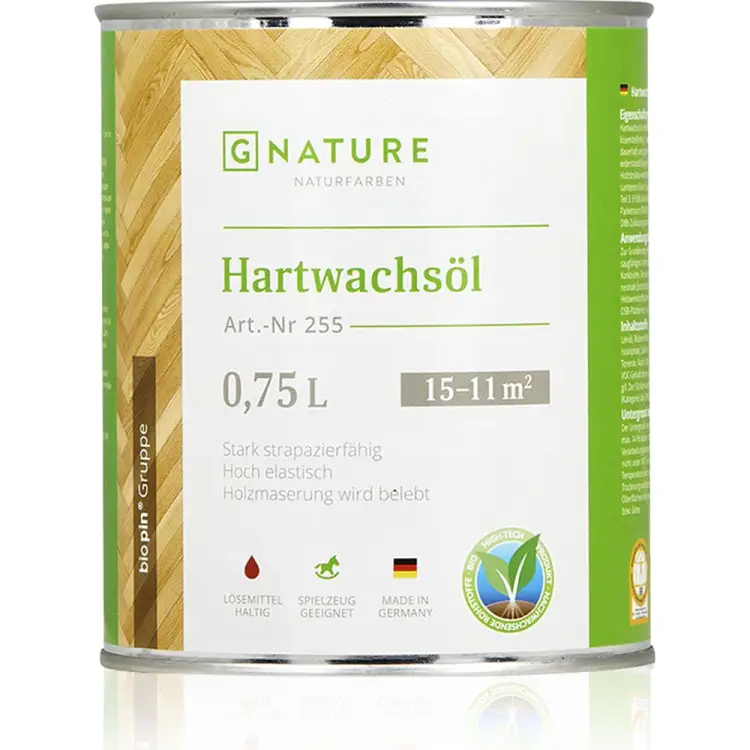 Масло GNature 255 Hartwachsol 255-750-GN