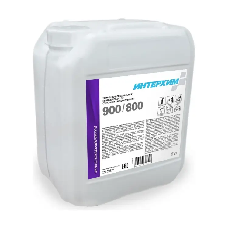 Усиленное специальное средство очистки и обезжиривания ИНТЕРХИМ 5 л ih98150